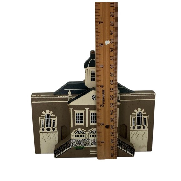 The Old Exchange Building Charleston South Carolina Signed Wood Shelf Sitter - Picture 13 of 14